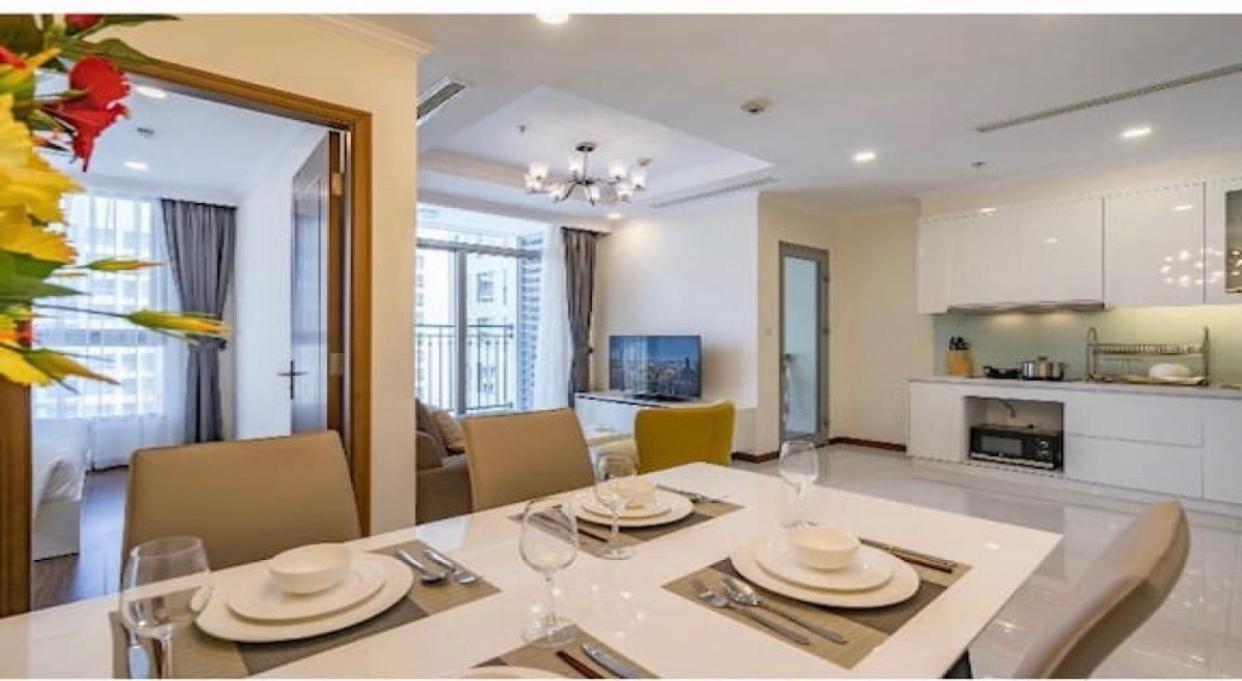 Vinhomes Central Park Apartment Landmark Can Ho Dv Ho Či Minovo Město Exteriér fotografie